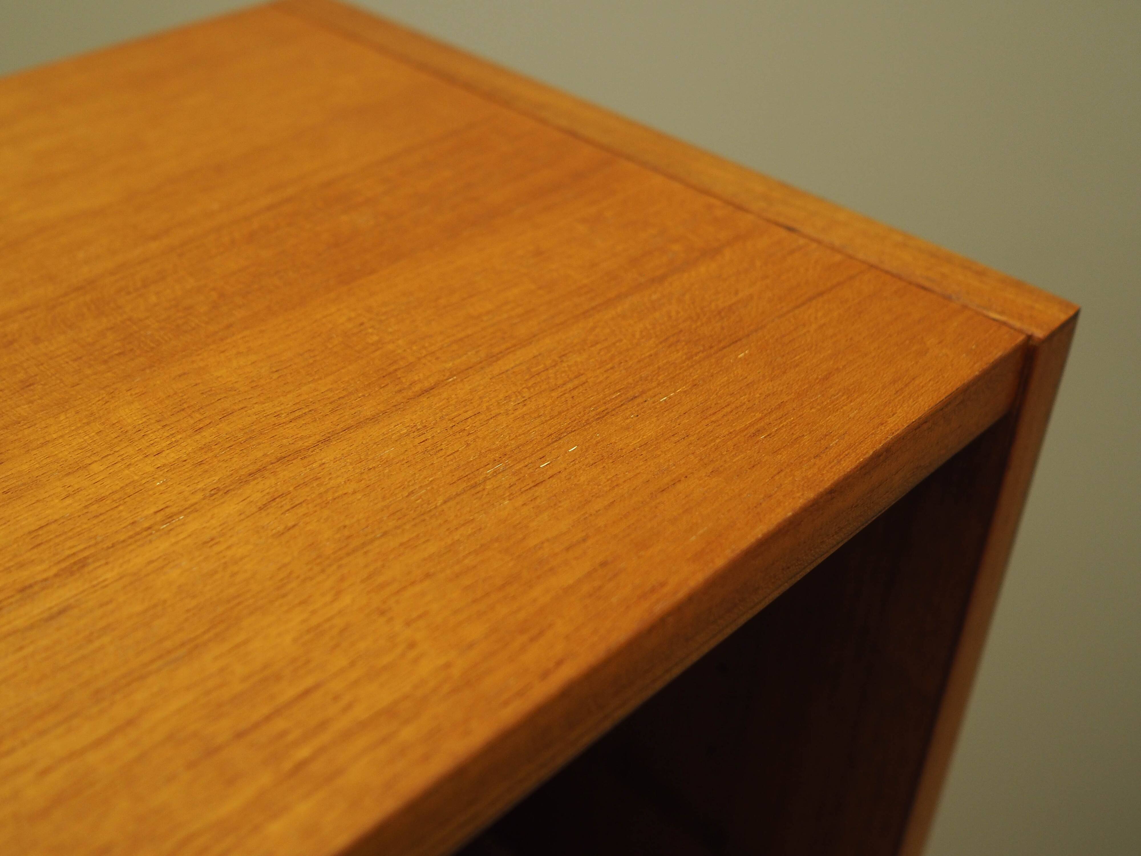 Teak bookcase, Danish design, 1970s, manufactured in Denmark