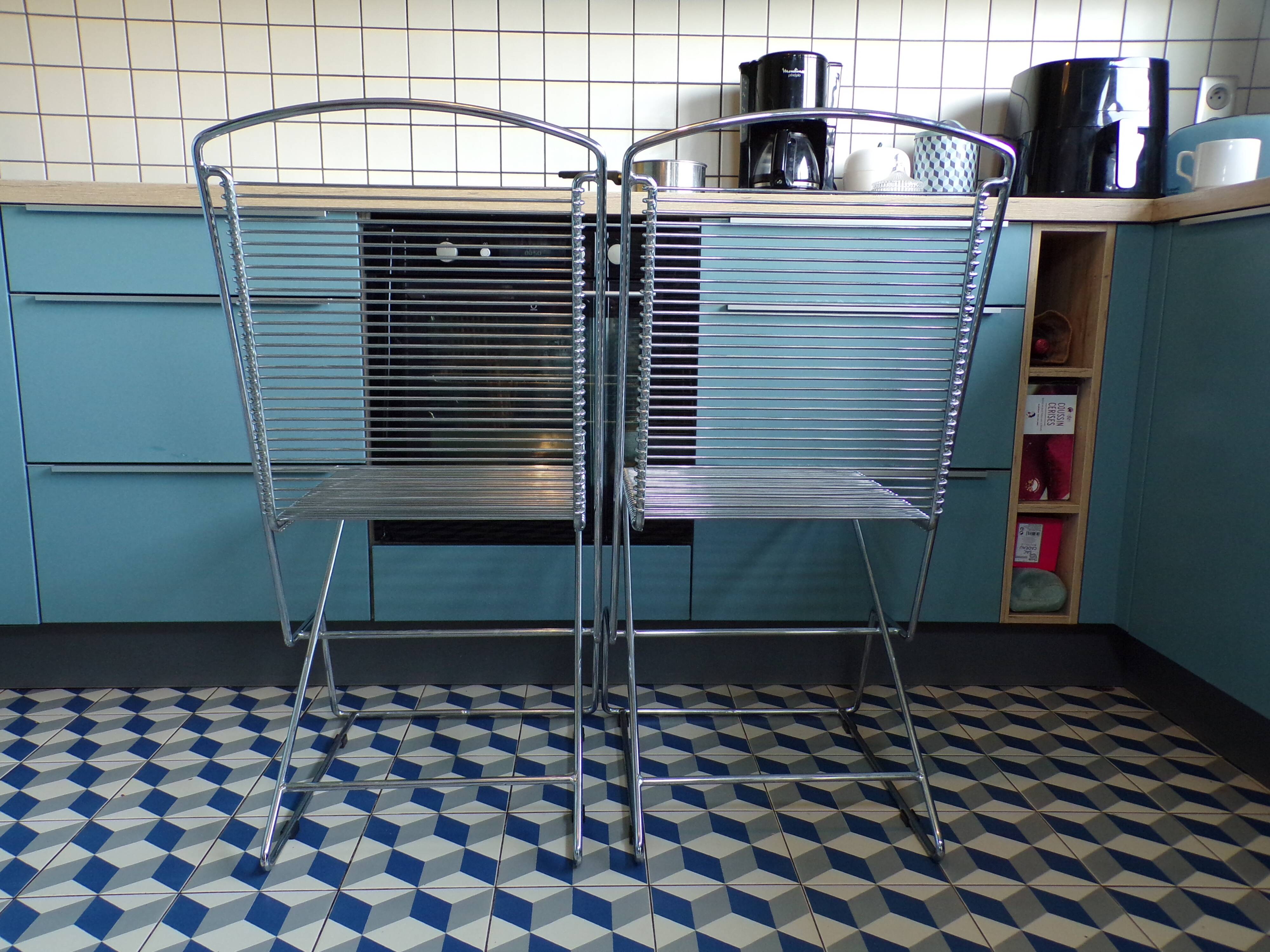 Pair of chairs by Till Behrens for Schlubach 1980s