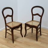 Pair of Louis Philippe style chairs