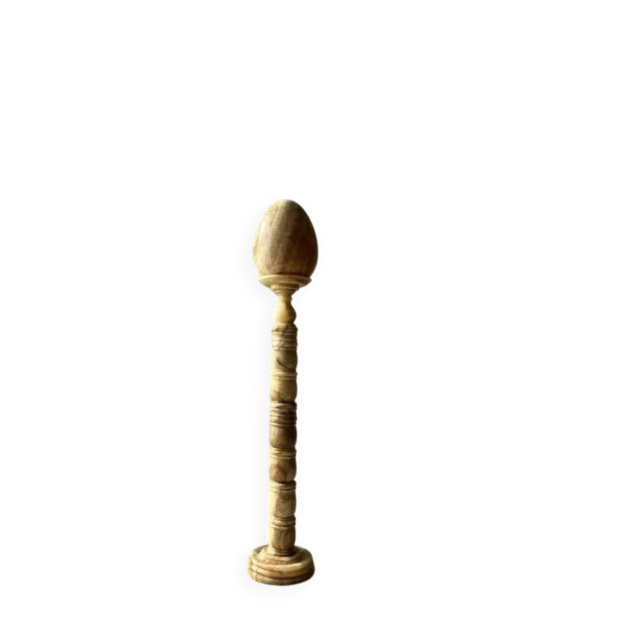 Rare mid-century floor lamp in alabaster