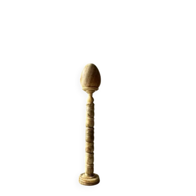 Rare lampe de sol en albâtre du milieu du siècle.
