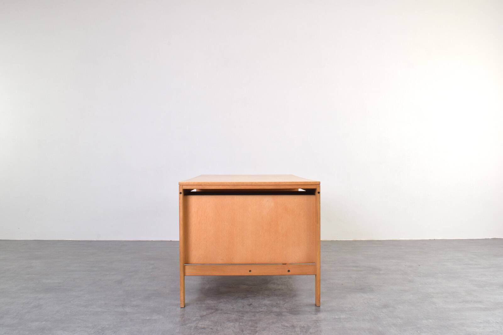 Mid-Century Oak Desk by Chr. Rasmussen for Randers Møbelfabrik, 1970s.