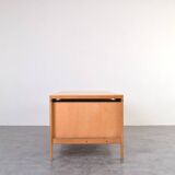 Mid-Century Oak Desk by Chr. Rasmussen for Randers Møbelfabrik, 1970s.