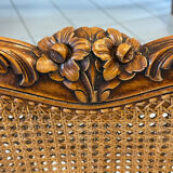 Lit basket in caning Louis XV style 1950