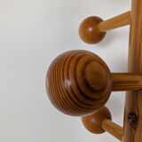 Pine coat rack
