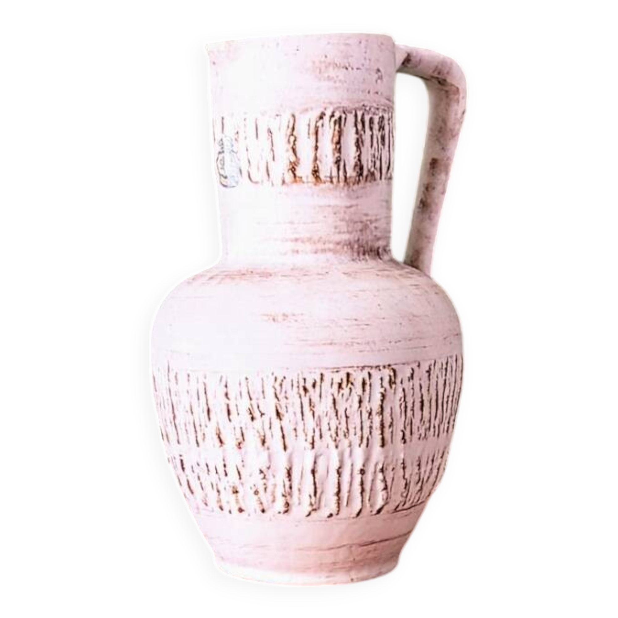 Ceramic pitcher vase