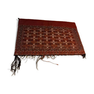 Tapis oriental sacoche selle de dromadaire turkmen 75 cm X 112 cm