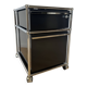 USM Haller mobile cabinet in Graphite Black