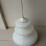 White opaline pendant light