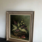 Bouquet of lilacs oil on canvas