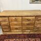 Old oak workshop drawer unit