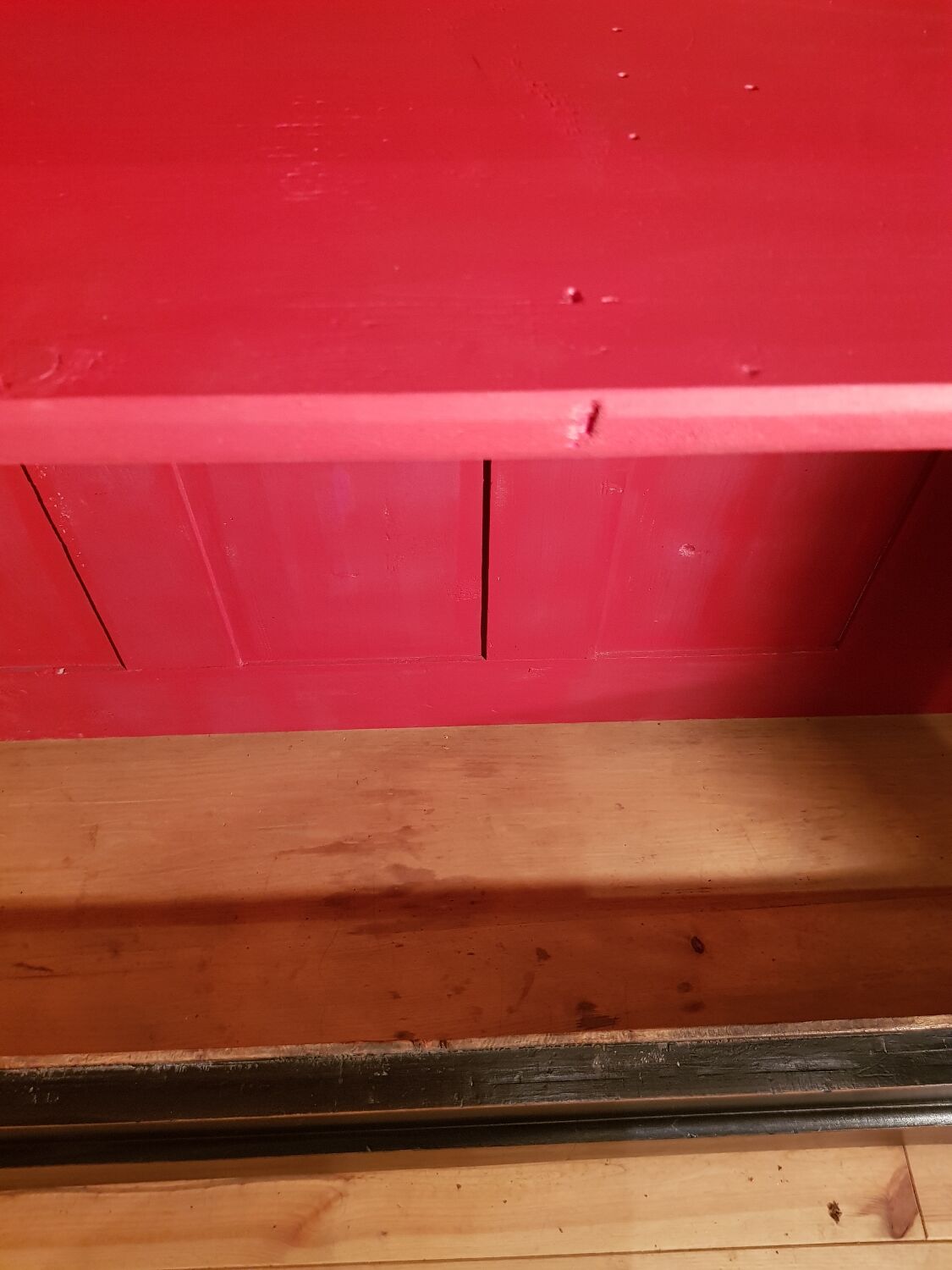 Bookcase louis Philippe patinated black.