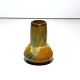 Suite de 7 vases miniatures en grès,Denbac & Charles Greber France début XX