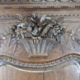 Carved bonnetière from the Pays de Bray from the 19th century.