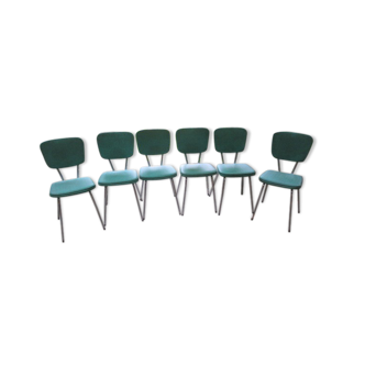Set of 6 chairs year 60