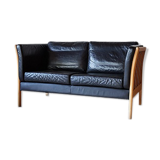 Danish design leather sofa 1970.