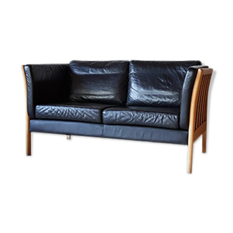 Danish design leather sofa 1970.