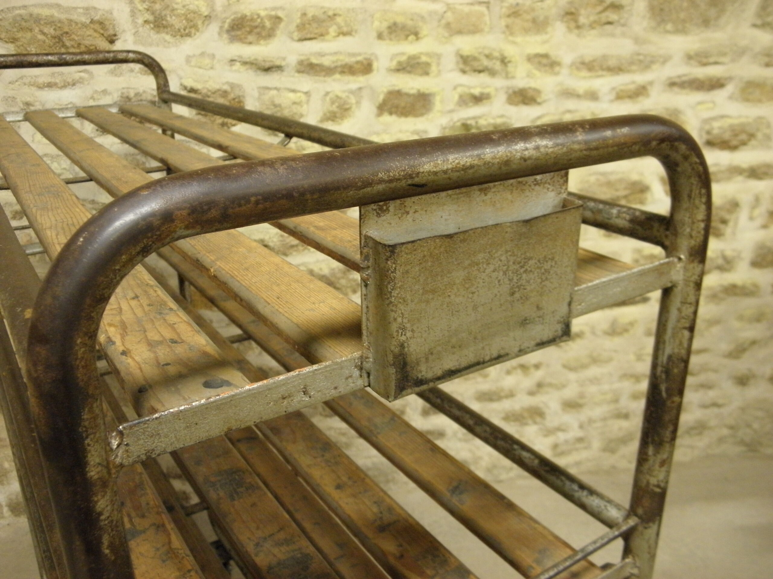 Industrial trolley, factory.