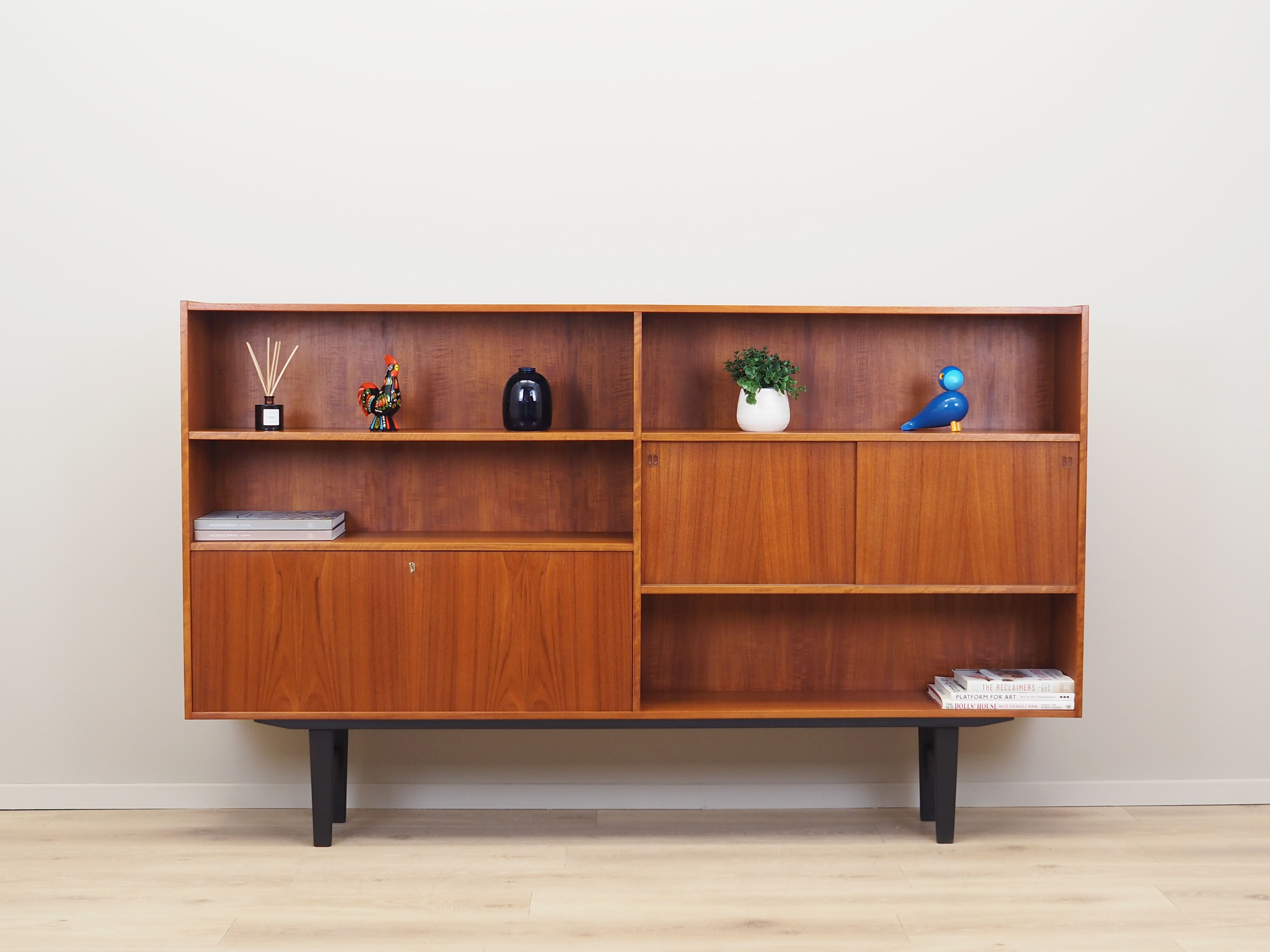 Teak bookcase, Danish design, 1970s, production: Denmark