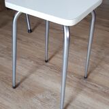 Formica extension table set, 2 chairs and 2 stools