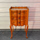 Vintage 1970s bedside table in carved wood – Louis XV style