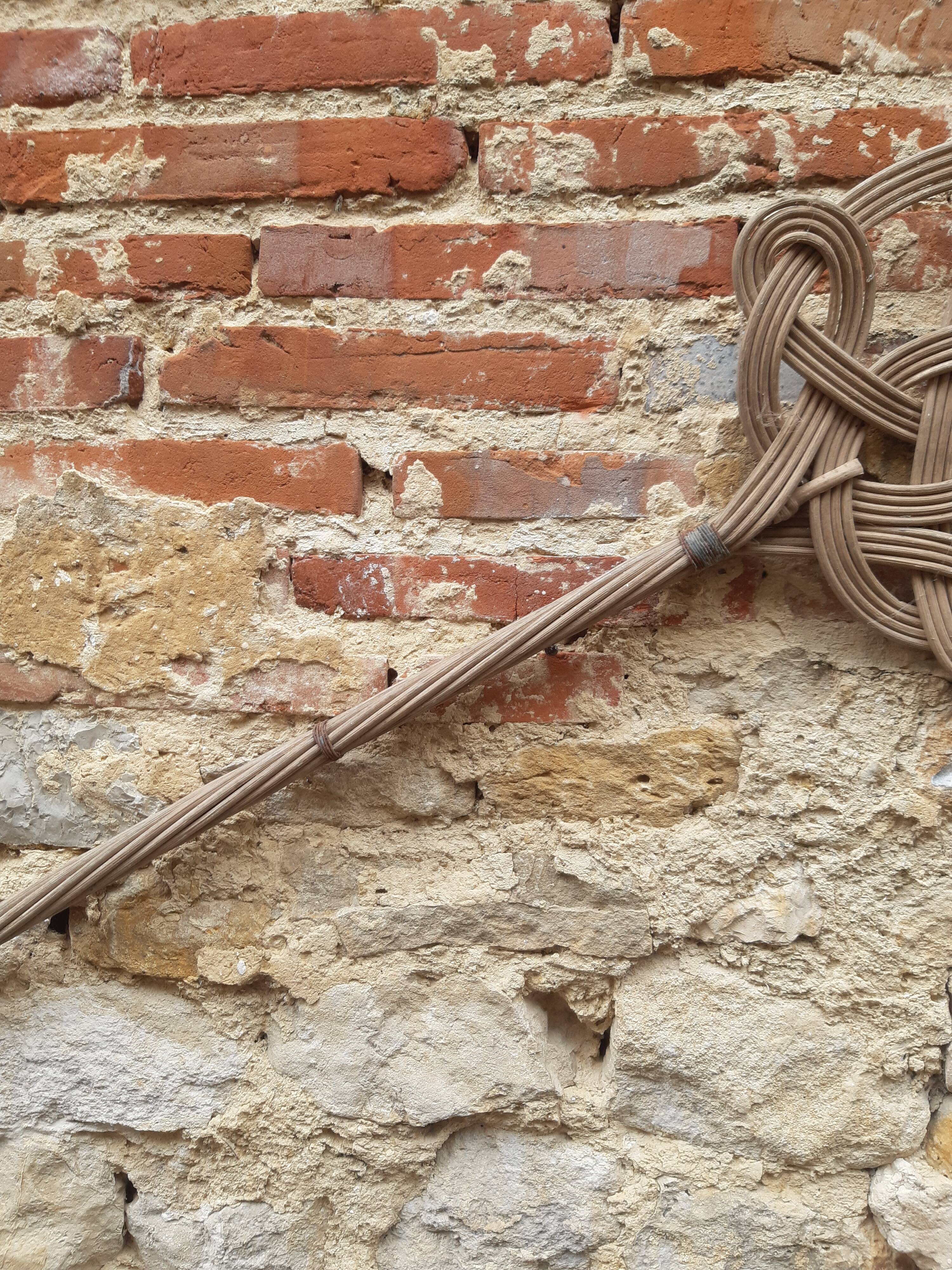 Batteur De Tapis, Batteur De Tapis Creux Manuel Du Rotin Avec Poignée