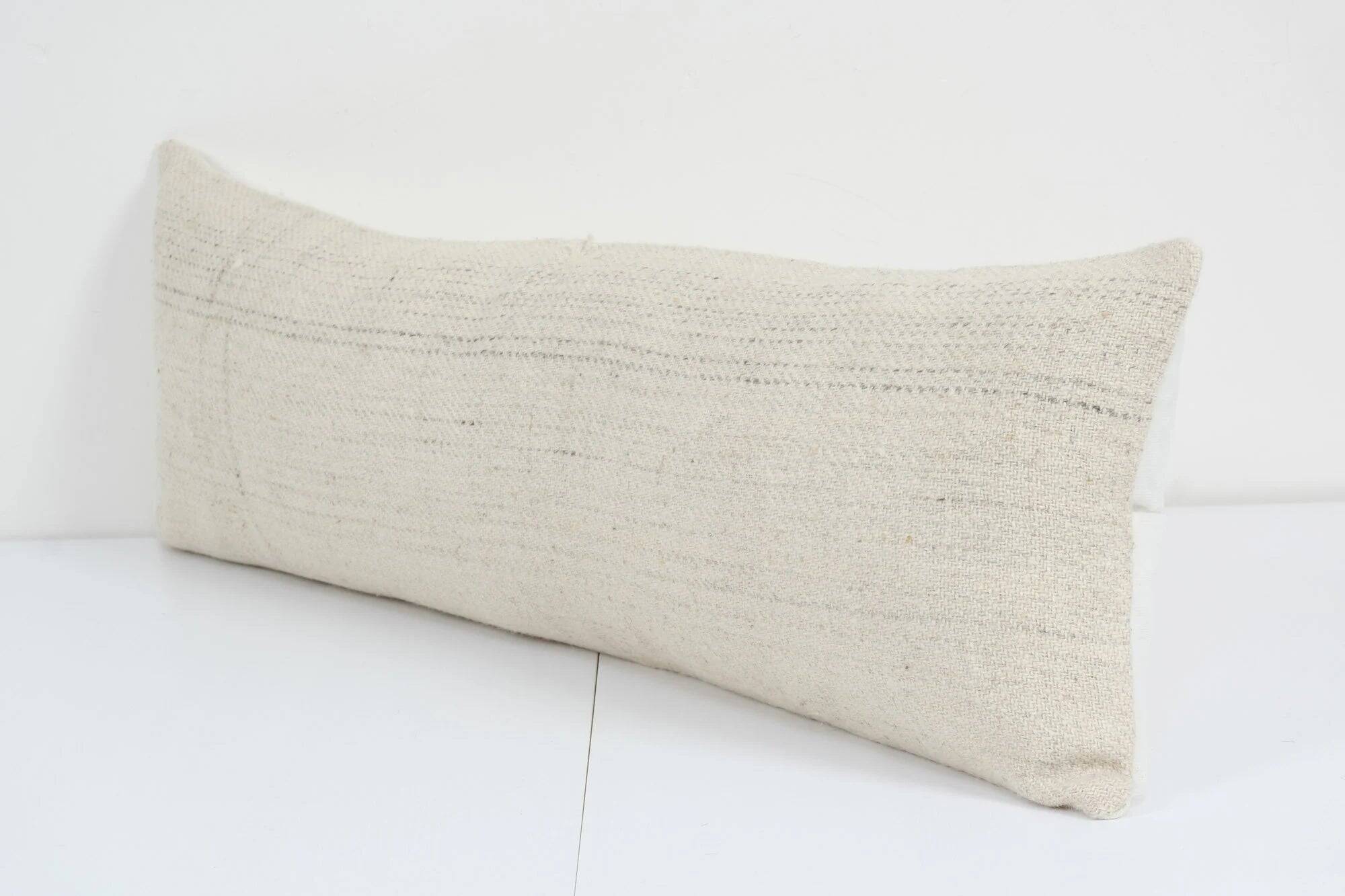 Vintage kilim cushion cover 30x91 cm