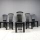 Post modern dining chairs by Pietro costantini, 1980s, set of 6