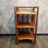 Rattan shelf