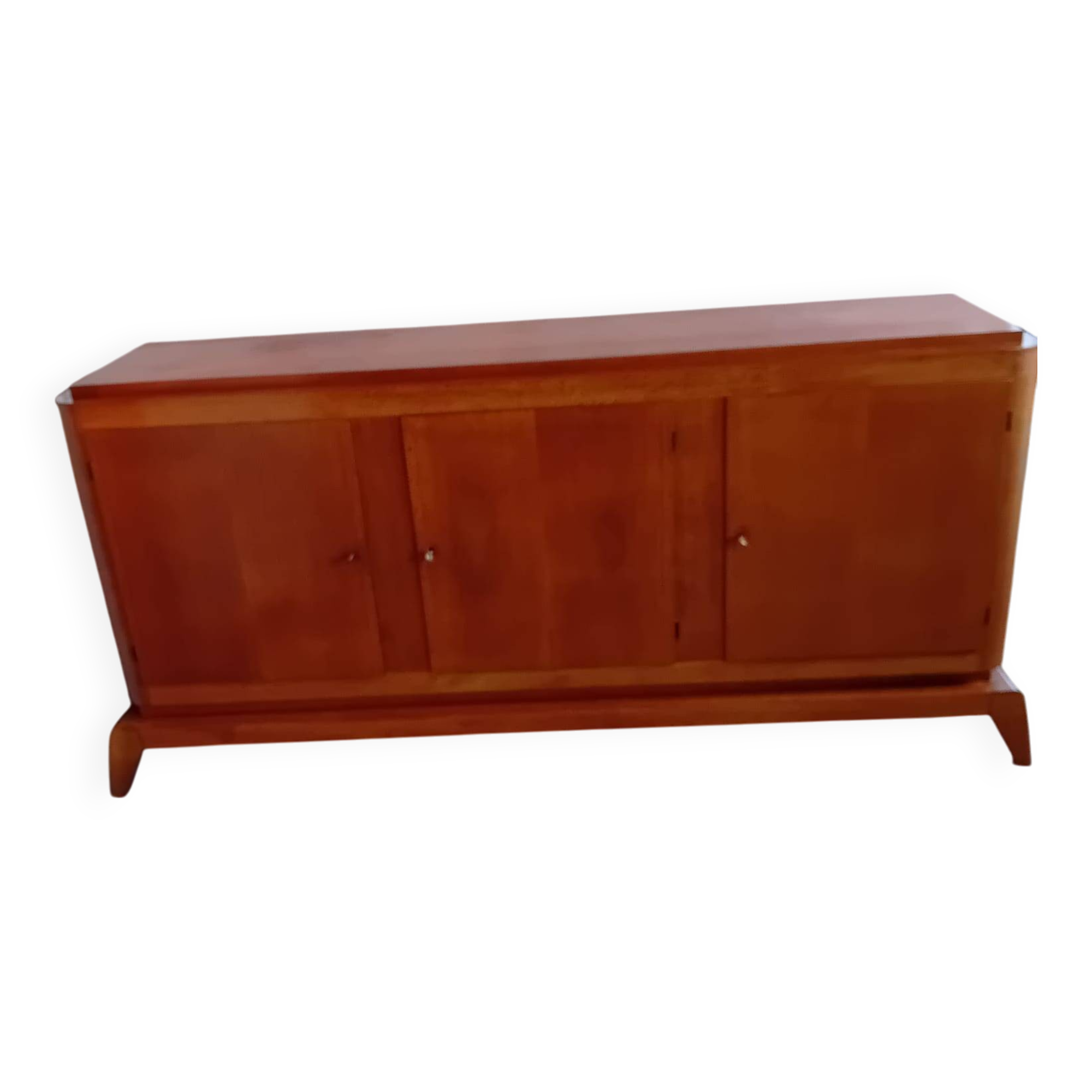Large vintage sideboard with compass legs.