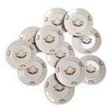 St Amand dessert plates 1970