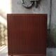 Bar cabinet on wheels