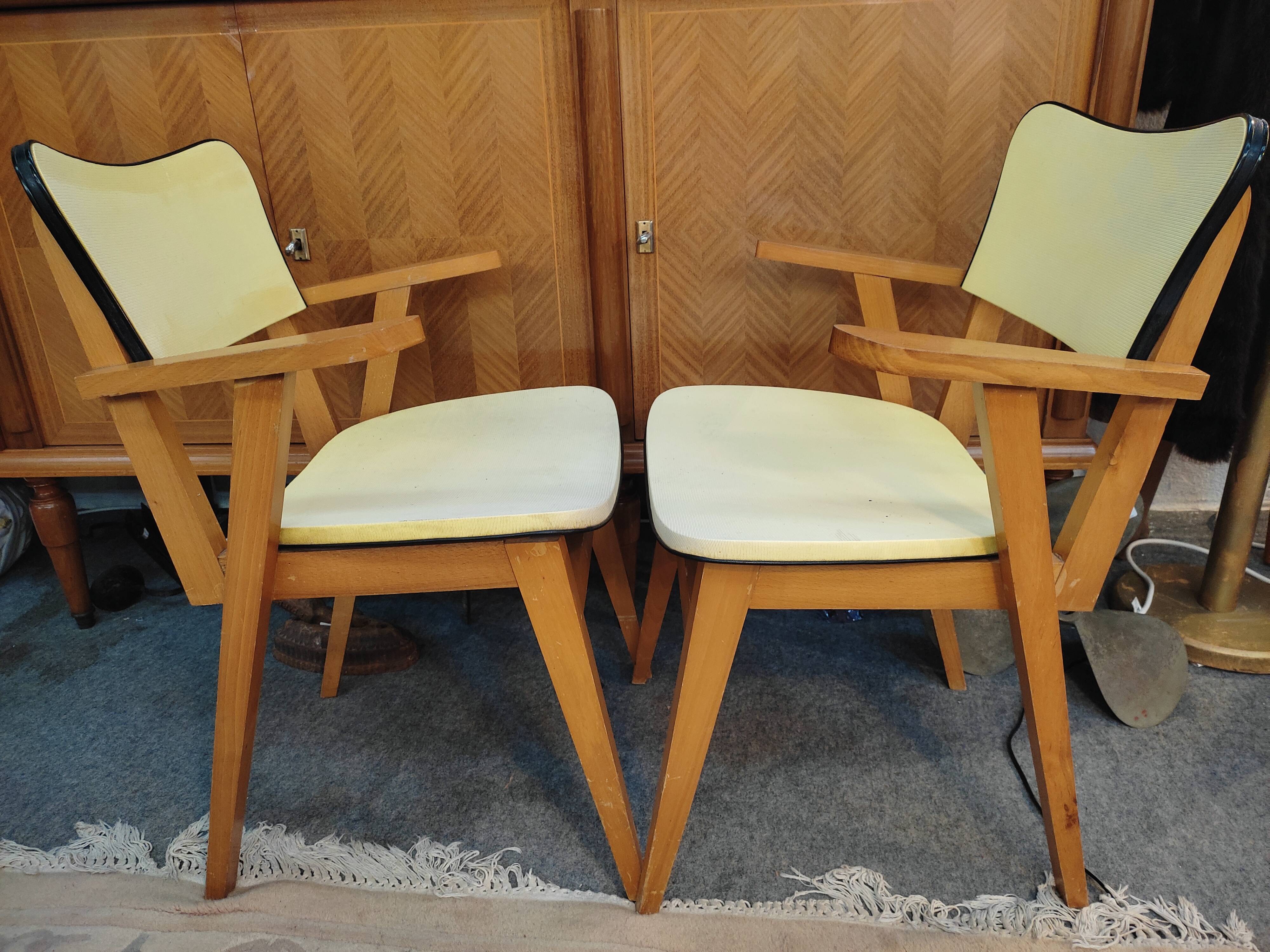 Pair of vintage armchairs