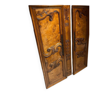 Paire de portes XIXème - noyer