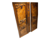 Pair of 19th-century walnut doors with walnut burl