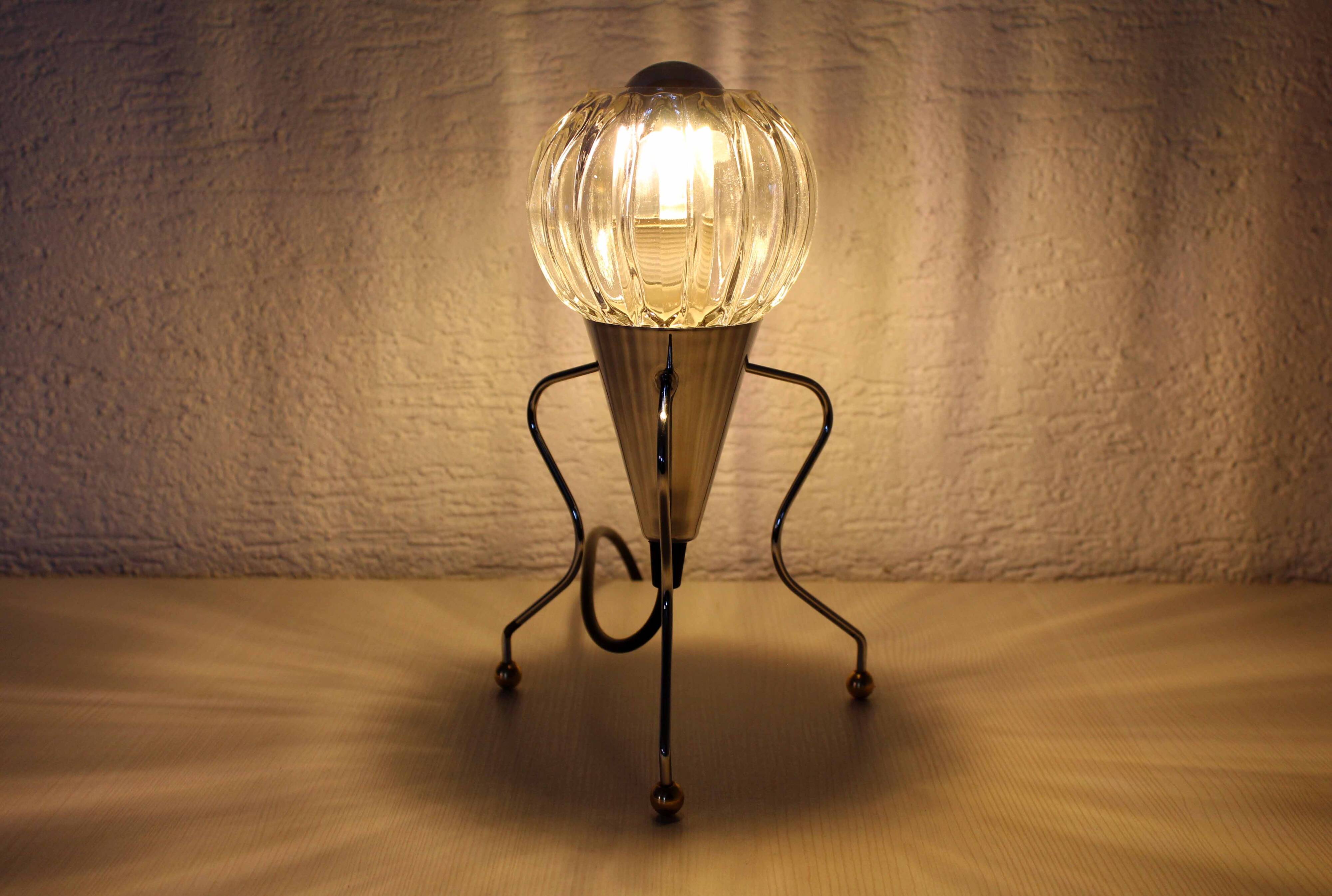 Vintage Rocket Lamp