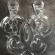 Pair of vannes crystal candelabra, 1960s decoration