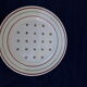 Set de 9 assiettes à fromage K G Lunéville modèle flan impérial diam 18,5 cm