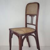 Chaises Art Nouveau en bois courbé (*2)