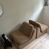 2 Vintage Italian modular armchairs