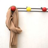Retro ball wall-mounted coat rack