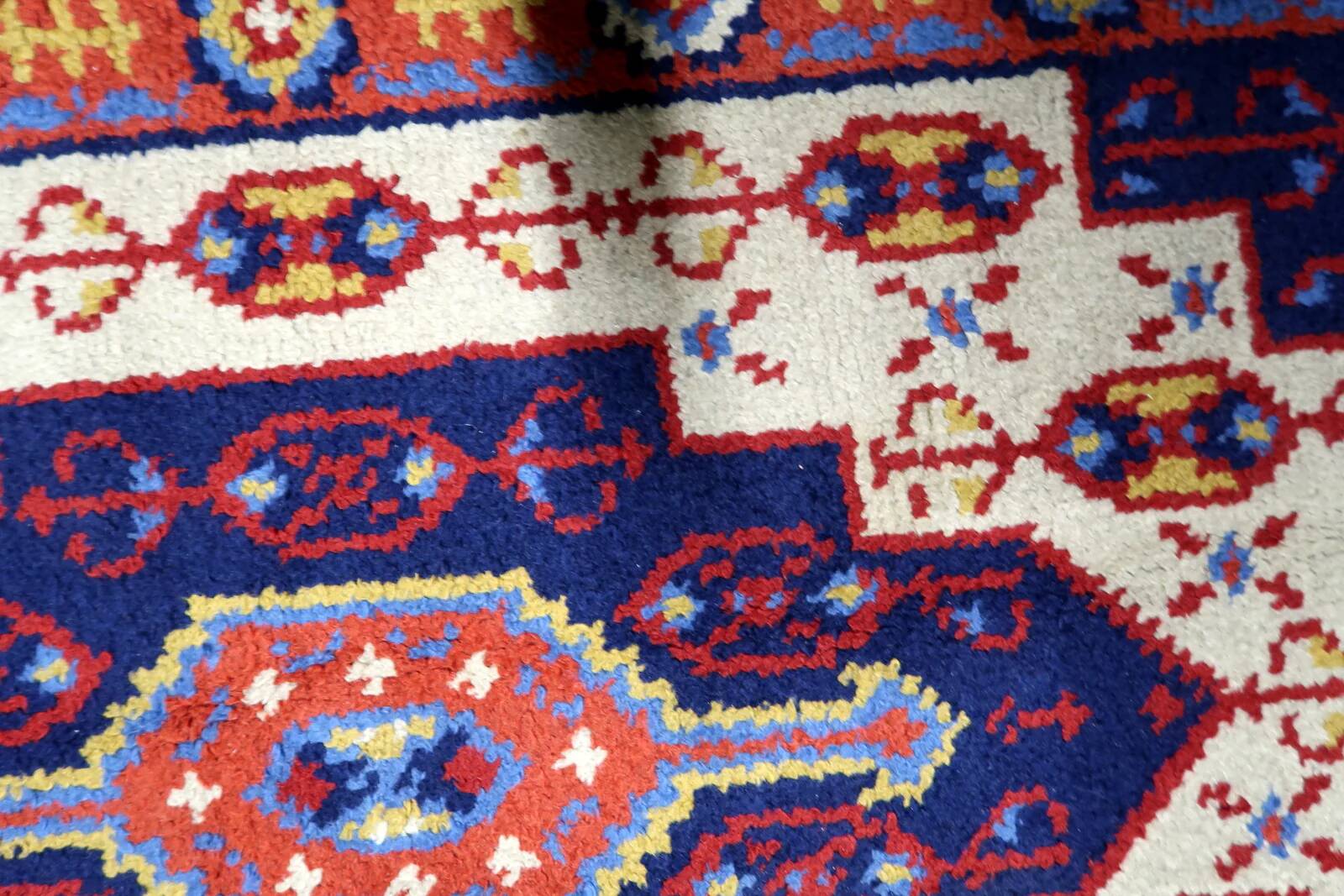 Vintage French Savonnerie rug 95 cm x 177 cm 1950s - 1C1231