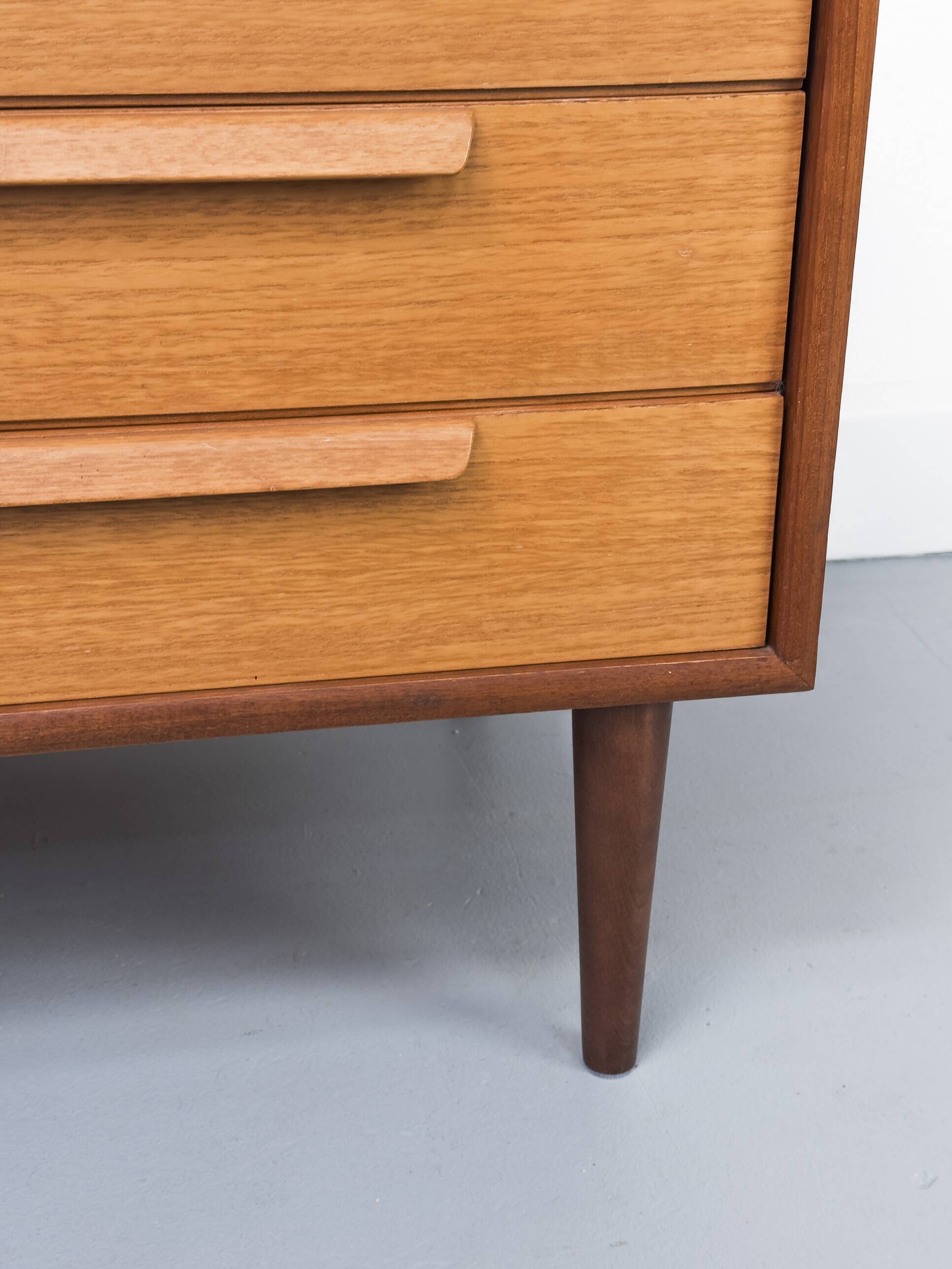 Mid-Century Teak Chest of Drawers from WK Möbel, 1960s