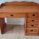 bureau en pin 1/2 ministre