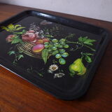 Screen-printed metal tray
