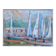Large painting Gouache by Paul PAQUEREAU (1871-1950) "The Regattas"