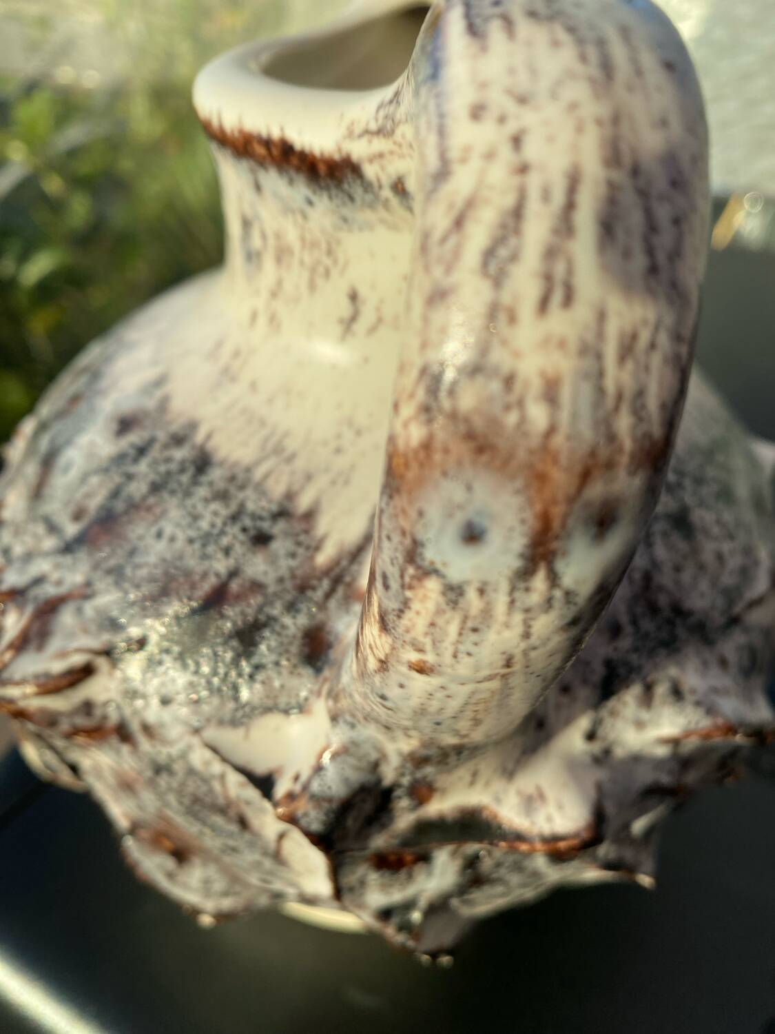 Vintage Vallauris pitcher, brutalist style