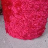 70s storage pouf