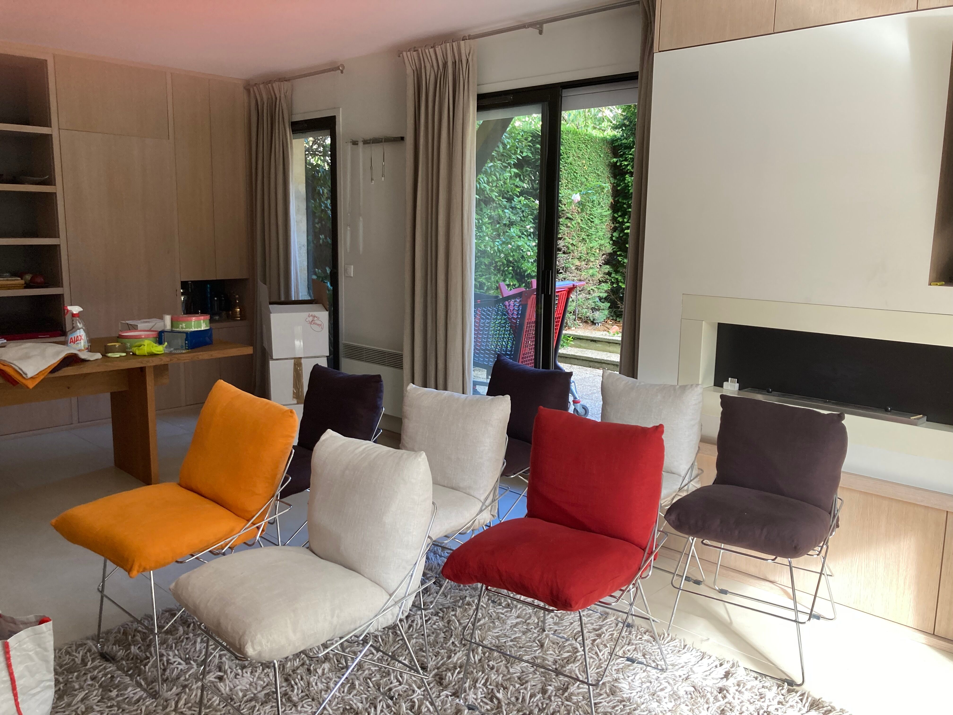 Dining chair model "sof sof" by Enzo Mari, Driade edition