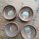Set of 4 small stoneware bowls